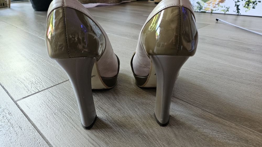 Buty peep toe 37