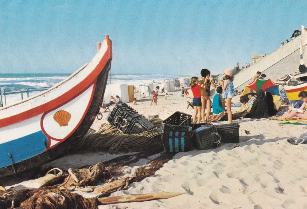 Postal - Praia da Vieira Ida ao mar