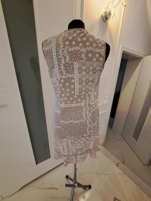 Sukienka szmizjerka cyrkonie Italy S/M