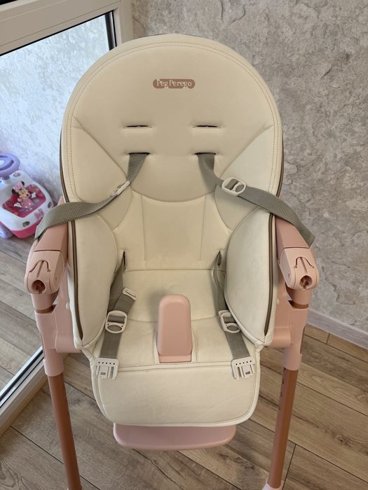 Стілець Peg Perego Prima Pappa Follow Me Mon Amour (рожеве золото)