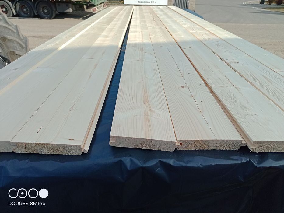 Stropopodloga świerk skandynawski deska tarasowa Szalowka podbitka