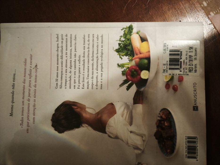 Livro  ser feliz de Isabel Silva