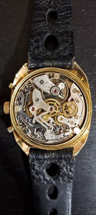 Relógio cronógrafo mecânico Domar.