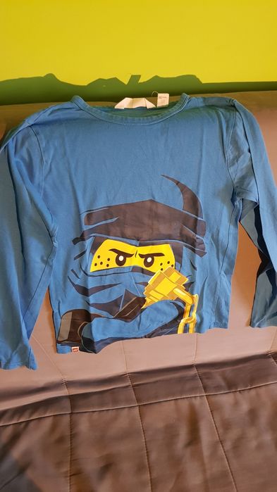 H&m Lego Ninjago Jay longsleeve koszulka rozm 134-140, niebieska