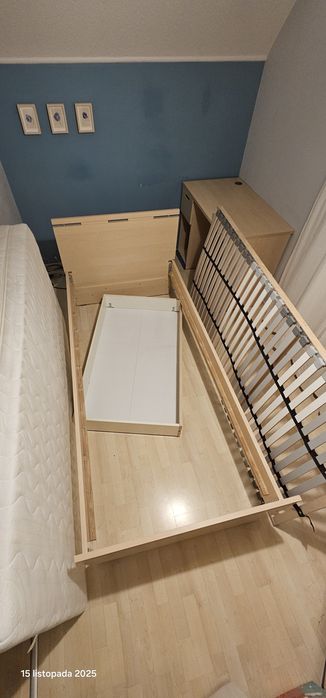 Łóżko 200/90 z materacem koło