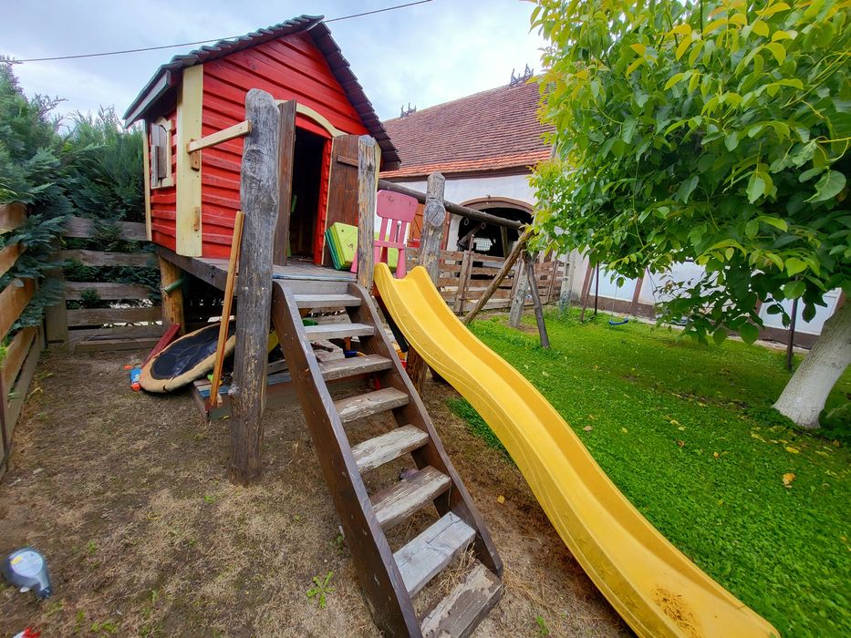 Domek Ślizgawka Plac zabaw