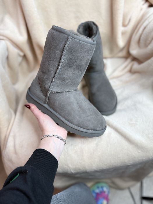 Жіночі оригінальні уги Ugg classic suede grey розмір 36