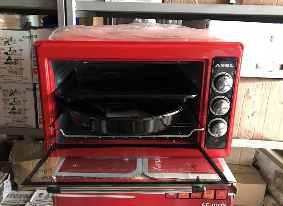 Духовка электрическая,электропечь Asel 33л AF-33-23 (Турция)все виды !