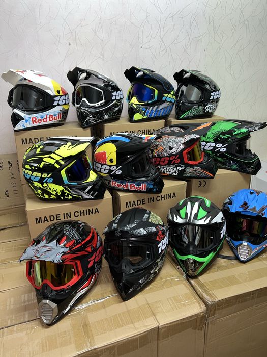 Кроссовый мотошлем эндуро! Мото шлем эндуро