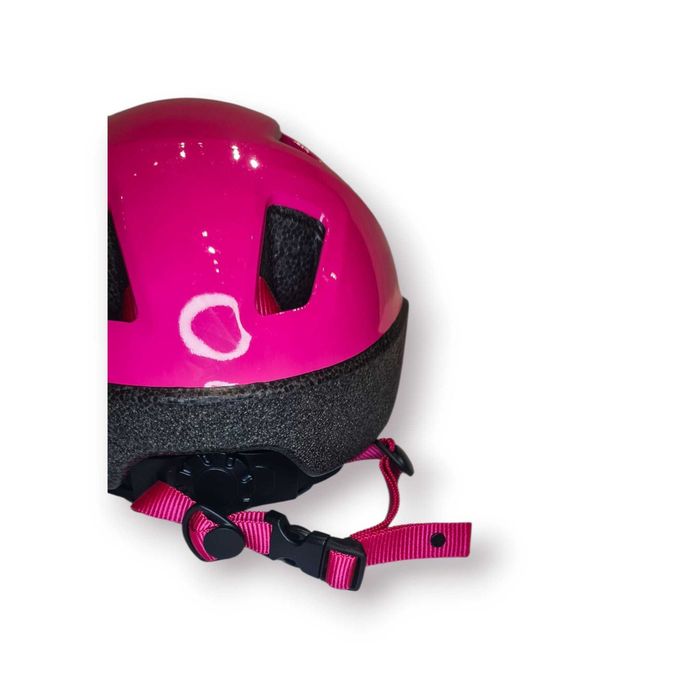 Capacete Infantil B’Twin Rosa – Tamanho S (53–56 cm)