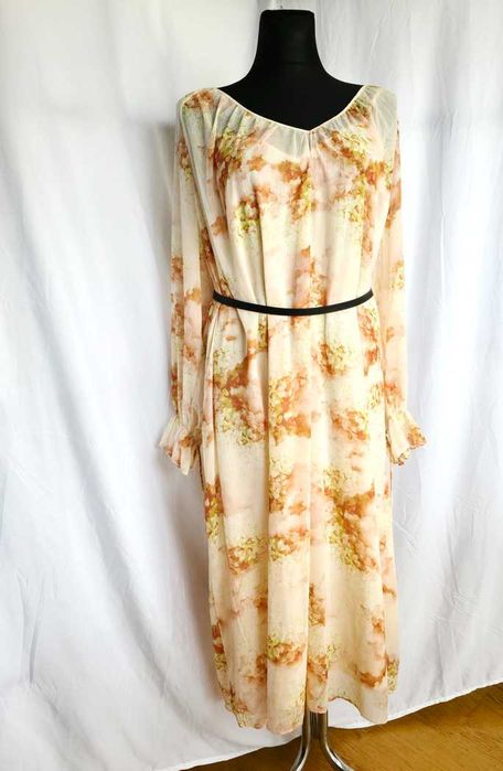 H&M boho zwiewna sukienka Plus Size