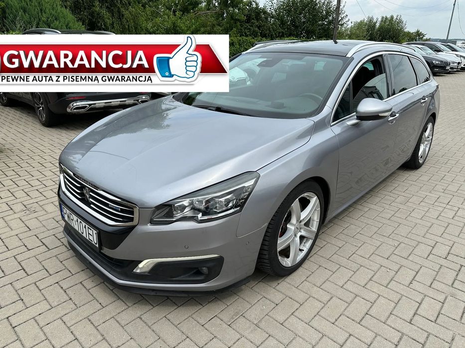 Peugeot 508 2,0 D 150 KM + Miękka hybryda GWARANCJA Zamiana Zarejestrowany