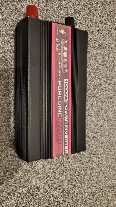 Інвертор з 12В на 220В, 600 Вт