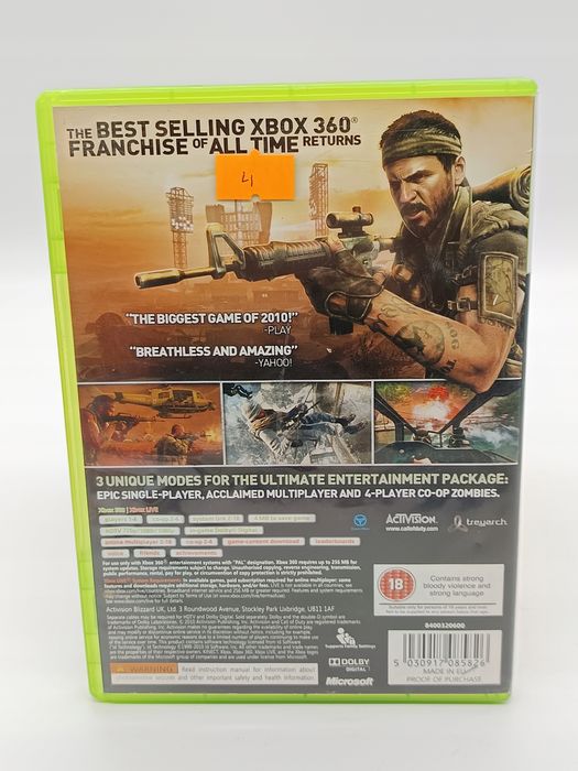 call of duty black ops microsoft xbox 360