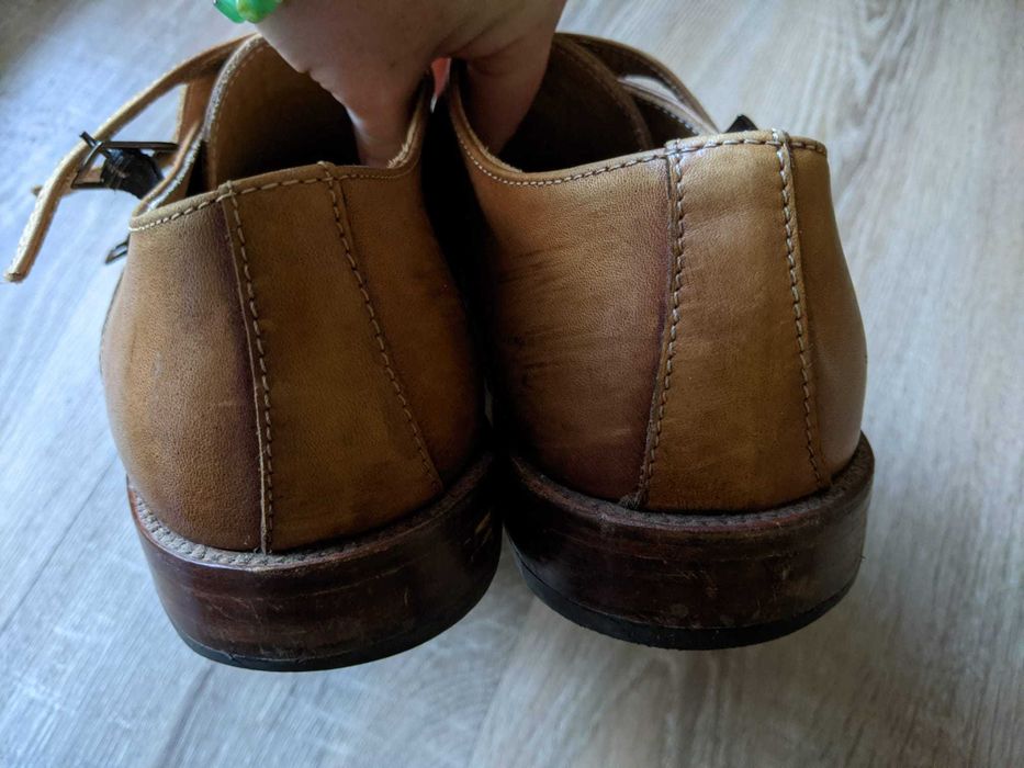 Buty męskie Salvo Barone roz. 43 naturalna skóra hand made jakość