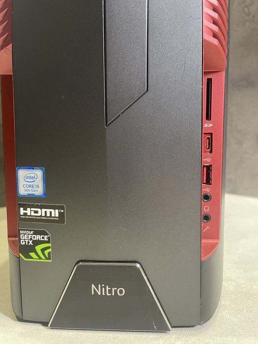 Системний Блок Acer Nitro 8GB RAM/512GB SSD/i5-9400F/GTX1660 6GB!N3276