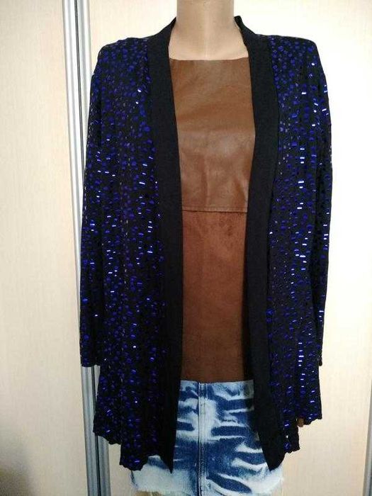 Чорно - фіолетова накидка