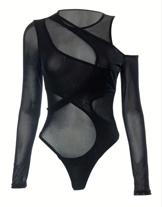 Боді з довгими рукавами