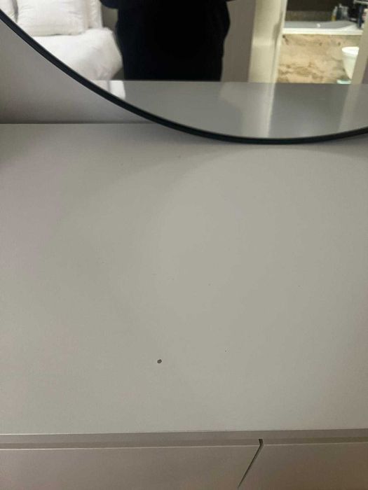 Cómoda IKEA MALM branca 6 gavetas em bom estado