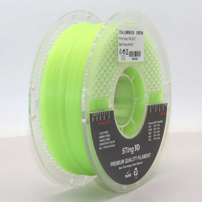 Pla luminous rainbow, luminous , Sting 3D