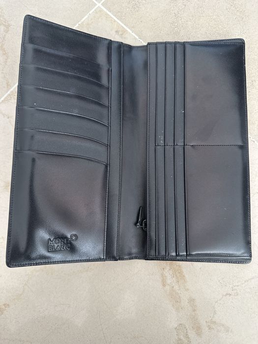 Carteira Montblanc em Pele Preta – Original e Elegante