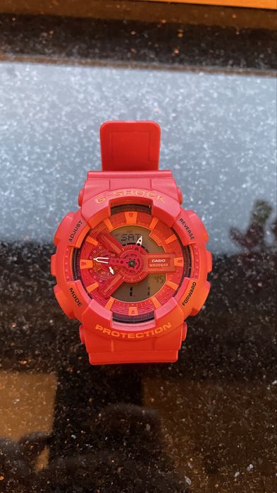 Casio G‑Shock GA‑110 – czerwony – Stan bardzo bardzo dobry