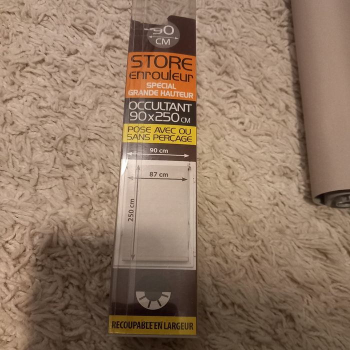 Estore de correr 90x250 cm