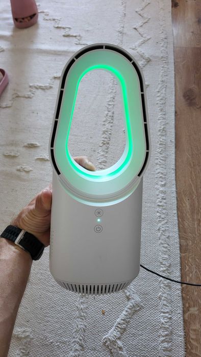 Wentylator bezłopatkowy SilverCrest SRTVA 5 A1 z podświetleniem LED