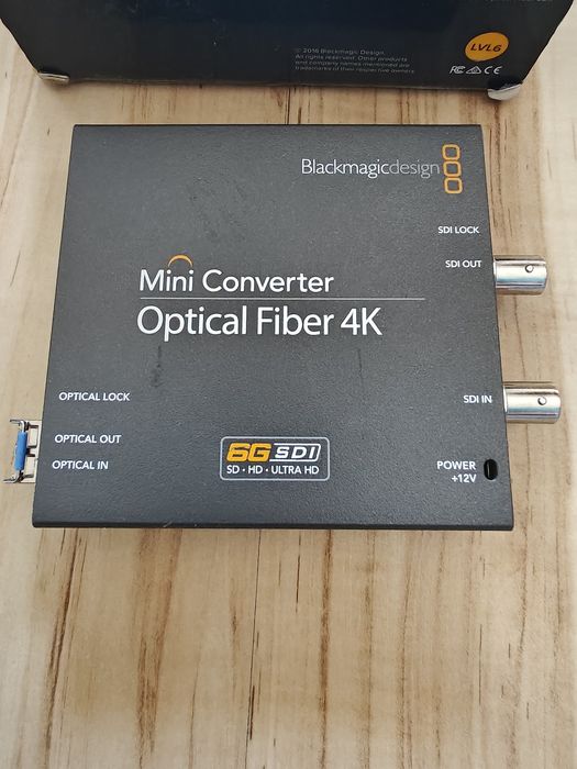 Blackmagic Mini Converter Optical Fiber 4K
