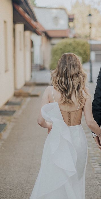 Suknia ślubna Viola Piekut gorset tren xxs/32