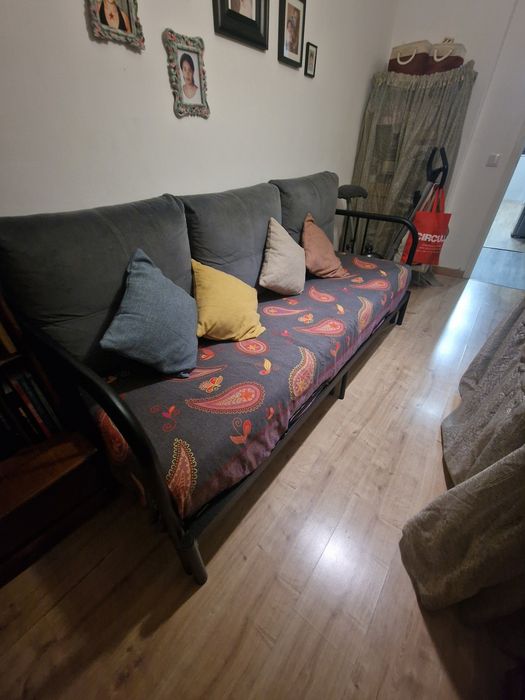 Sofá cama de ferro