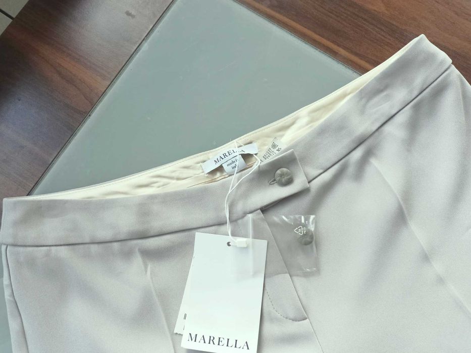 Max Mara kobiece cygaretki w kant 42 NOWE
