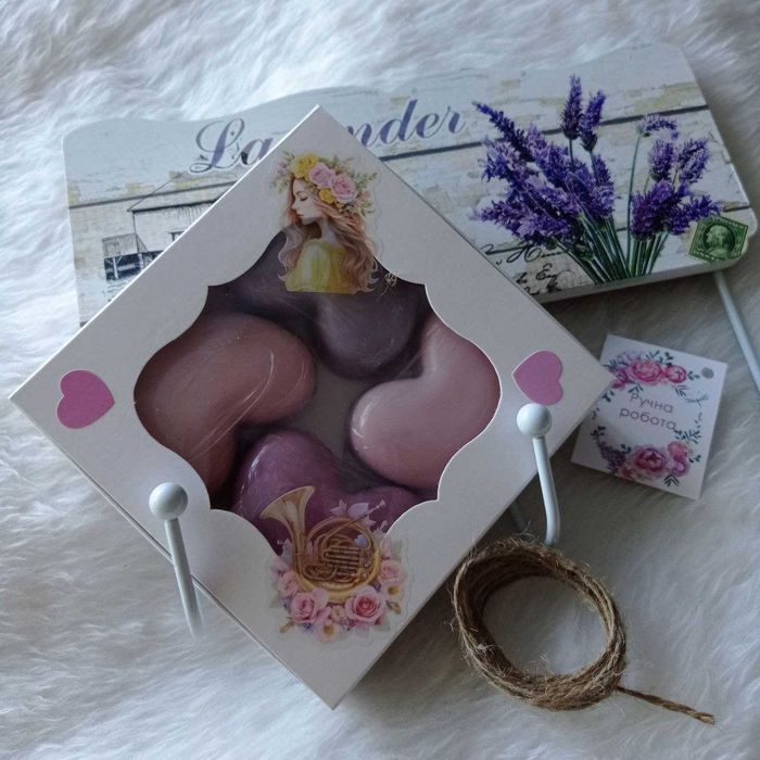Подарунковий набір «Лавандовий» подарунок на день Святого Валентина