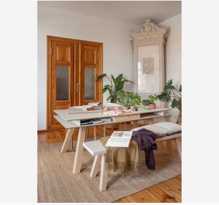 Stół konferencyjny kuchenny z szufaladami Vox