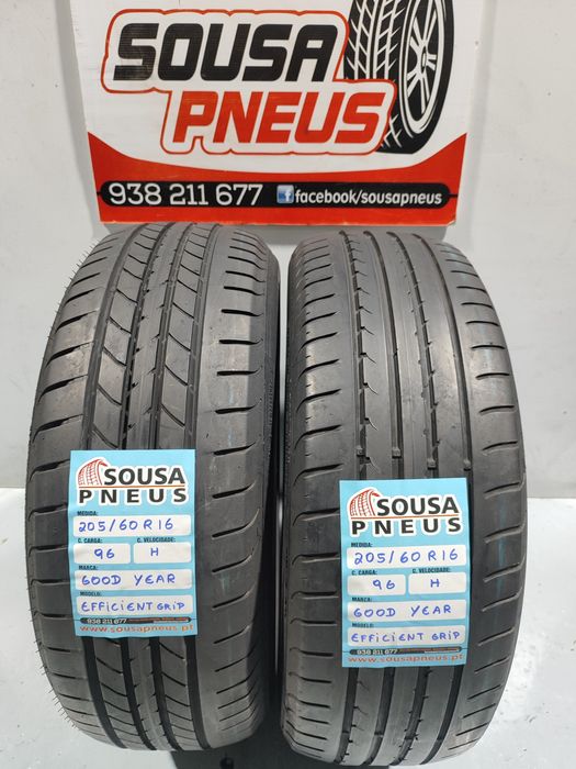 2 pneus semi novos 205-60R16 Good year - Oferta dos Portes