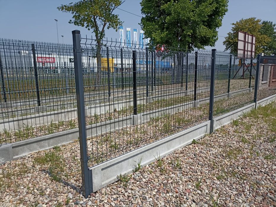 Ogrodzenia panelowe panel słupki bramy furtki płot palety