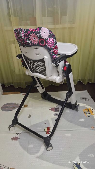 Дитячий стільчик для годування Chicco Polly 2 в 1 (0+ шезлонг) + новий чохол