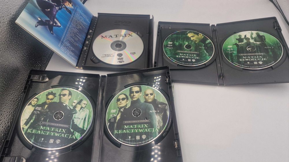 Matrix Trylogia DVD