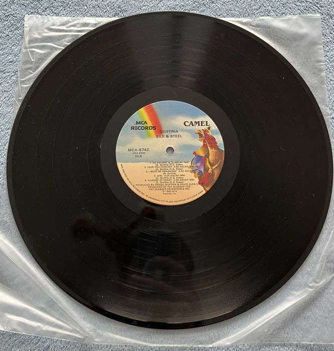 GIUFFRIA  – Silk + Steel - Vinyl - LP - USA -1986
