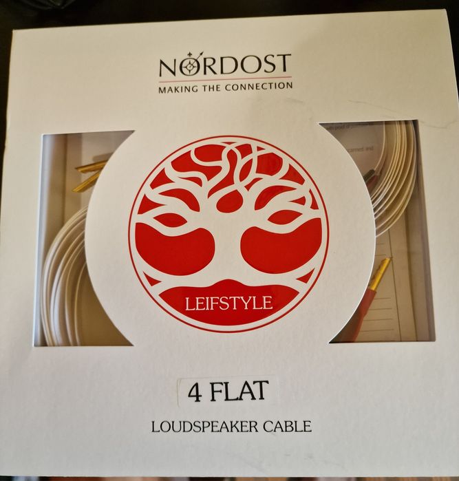 Nordost 2 - Cabo Flat de alta qualidade para colunas de som