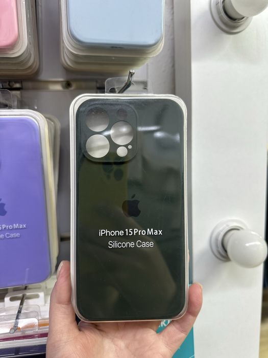 Силіконовий чохол на айфон 15 про макс, чехол чохол iPhone 15 pro max