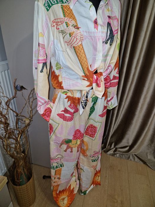 Komplet damski kolorowy