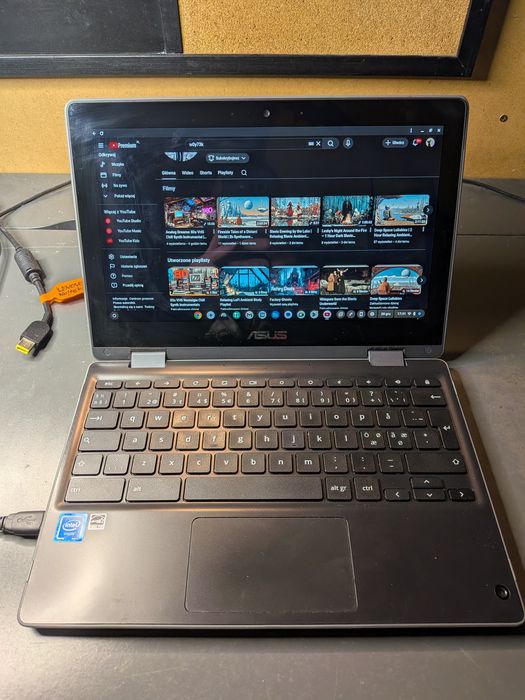 Chromebook Asus C214M flip 2w1 laptop i tablet