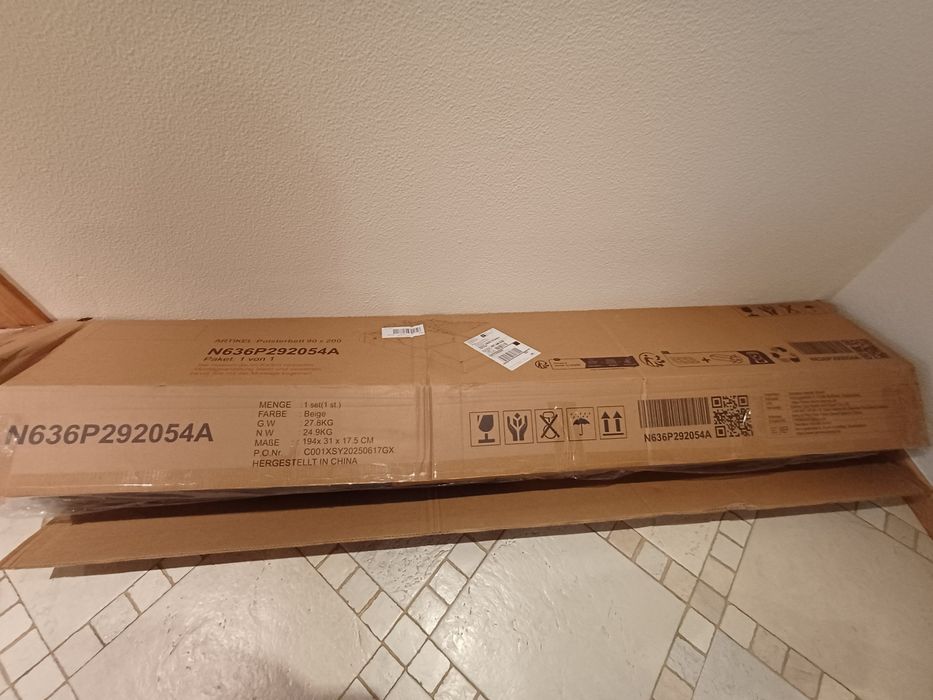 Sommier individual com led