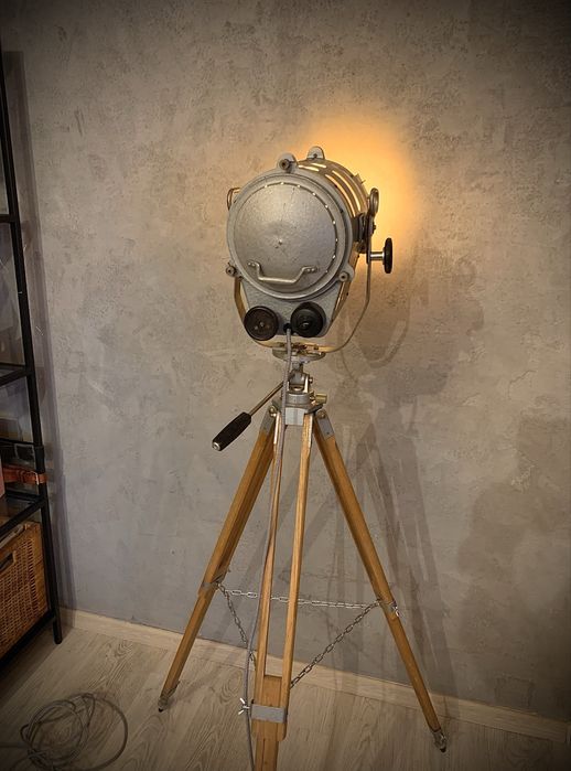 Lampa podlogowa PRL  Loft Vintage Glamour Boho Retro