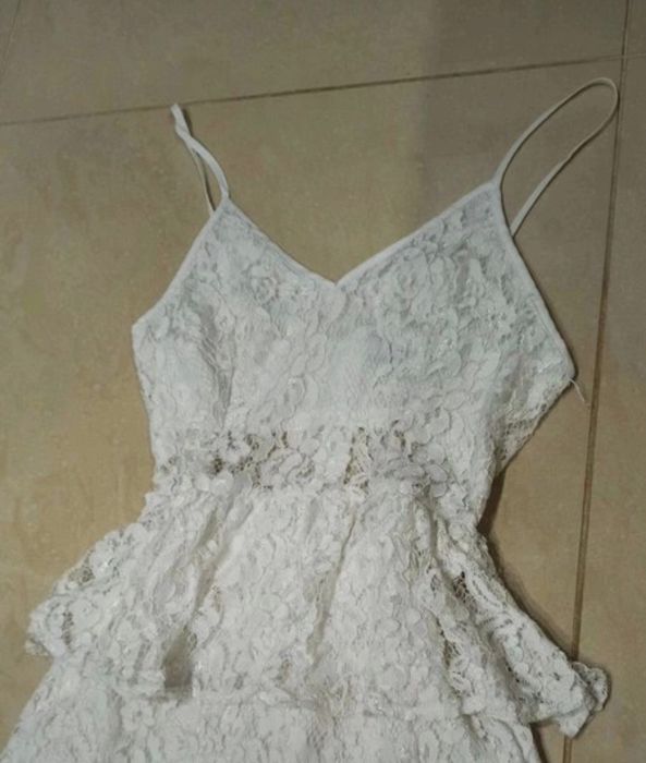 Sukienka Boho koronkowa 38 M