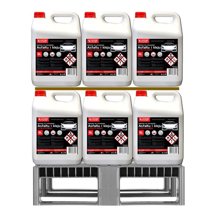 Tar & Glue Remover Środek do usuwania asfaltu i kleju DORIS 200L Paleta 40szt x 5L