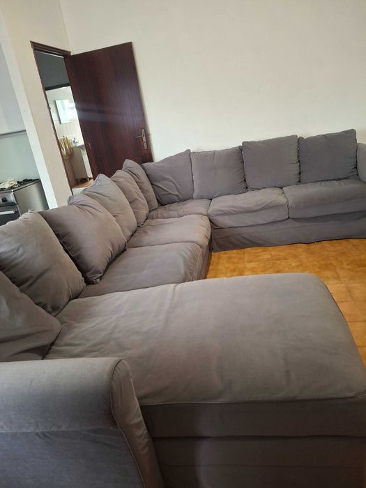 Sofá Grande cinzento
