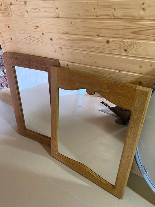 Дзеркало, дубова рамка