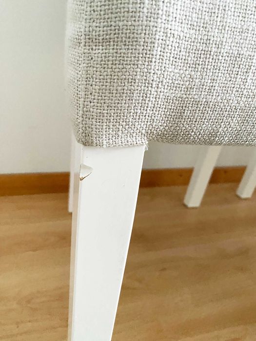 Conjunto de cadeiras em tecido Aqua Clean